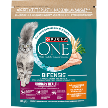 PURINA® ONE Urinary Health Rijk aan Kip kattenvoer 800 gr bij Jumbo PURINA® ONE Urinary Health Rijk aan Kip kattenvoer 800 gr bij Jumbo