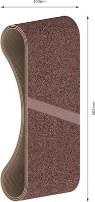 Bosch Accessories 2608606128 Schuurbandset Korrelgrootte (num) 60, 80, 100 (l x b) 560 mm x 100 mm 1 set(s)
