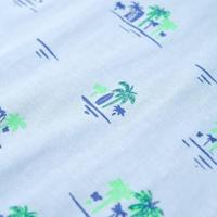 Kindershirt met palmbomenprint 104 lichtblauw - thumbnail
