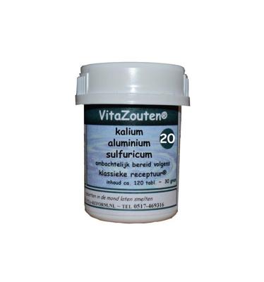 Vitazouten Kalium aluminium sulfuricum VitaZout nr. 20 120 Tabletten