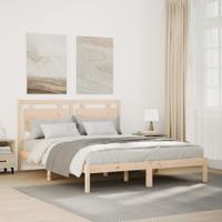Bedframe extra lang zonder matras massief hout 160x220 cm - thumbnail
