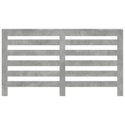 Radiatorombouw 149x20x82 cm bewerkt hout betongrijs Radiatorombouw 149x20x82 cm bewerkt hout betongrijs