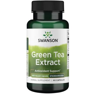 Super Herbs Green Tea Extract 500mg | Swanson | 60ct