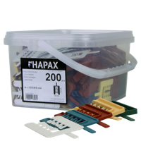 pgb-Europe - HAPAX assortment uitvulplaatjes 40x55/200St - HAP052N00SET01M - thumbnail