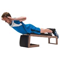 NOHrD TriaTrainer halterbank walnoothout Kunstleer - thumbnail