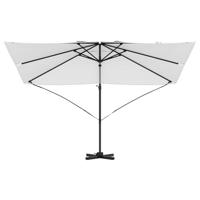 VidaXL Parasol zand 351 x 250 x 260 cm polyester en aluminium - thumbnail