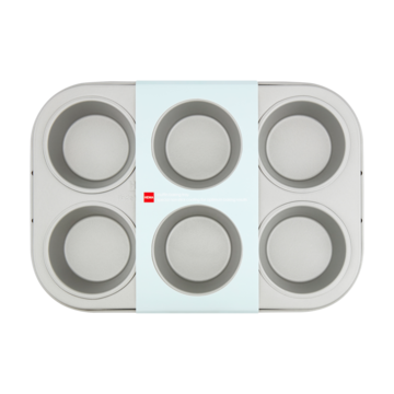 HEMA Muffin Bakvorm - 6 Stuks (grijs)