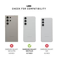 URBAN ARMOR GEAR PLUS gehard glas screen protector Samsung Galaxy S24 + (Plus) [9H dual gehard glas, Anti-vingerafdruk, 0,33 mm dun, Ultra helder] - thumbnail