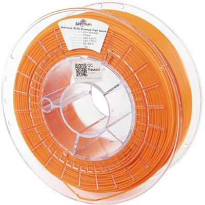Spectrum Filaments 81542 PETG Premium High Speed Filament PETG Highspeed filament, Chemisch bestendig 1.75 mm 1000 g Lion Orange, Oranje 1 stuk(s)