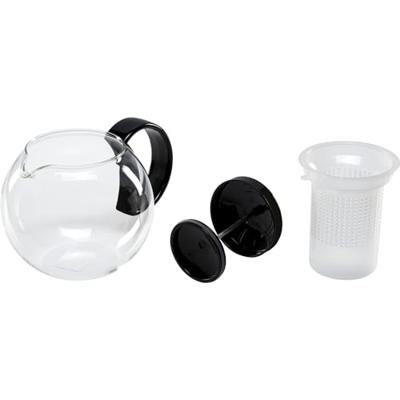 bodum ASSAM F/PLST 1 Liter Theekoker Transparant, Zwart bodum ASSAM F/PLST 1 Liter Theekoker Transparant, Zwart