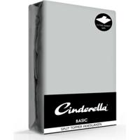 Cinderella splittopper hoeslaken - lichtgrijs - 180x210 cm - Leen Bakker - thumbnail