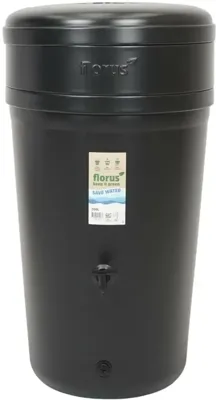 Florus Regenton 200 liter zwart