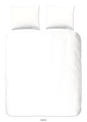 Good Morning Dekbedovertrek "uni dessin" - Wit - (140x200/220 cm) - Katoen Good Morning Dekbedovertrek "uni dessin" - Wit - (140x200/220 cm) - Katoen