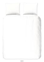 Good Morning Dekbedovertrek "uni dessin" - Wit - (140x200/220 cm) - Katoen - thumbnail