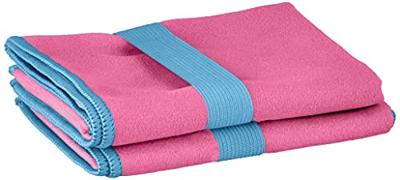 Playshoes multifunctionele handdoek Roze 2-pack-90 x 180 cm