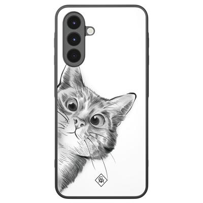 Samsung Galaxy A16 hoesje - Peekaboo kat