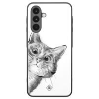 Samsung Galaxy A16 hoesje - Peekaboo kat - thumbnail