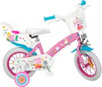 Kinderfiets Peppa Pig 12" Roze - thumbnail