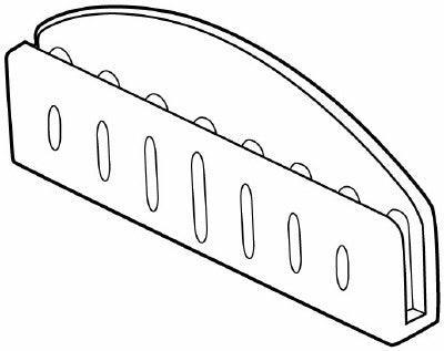 Kaarthouder transparant, breedte 60mm