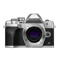 Olympus Olympus OM-D E-M10 Mark IV Micro-Four-Thirds-Systeemcamera, 20 MP Sensor, 5-Assige Beeldstabilisatie, Selfie LCD-Scherm, Elektronische Zoeker, 4K-Video, Krachtige AF, WiFi, Zilver - thumbnail