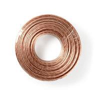 Speaker-Kabel | 2 x 6,00 mm2 | 50 m op rol | Transparant - thumbnail