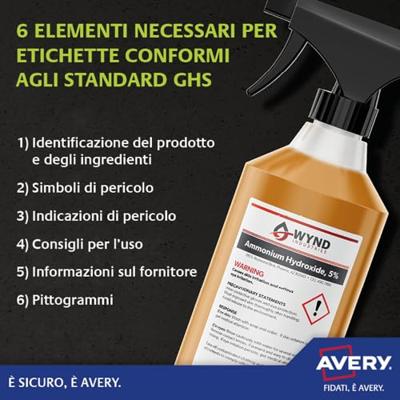 Avery-Zweckform L7916-10 Folie-etiketten 210 x 148 mm Polyethyleen folie Wit 20 stuk(s) Permanent hechtend Laser (kleur), Laser (zwart/wit), Kopiëren (kleur), - thumbnail