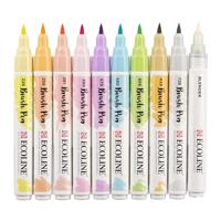 Brushpen talens ecoline set 10 stuks pastel - thumbnail