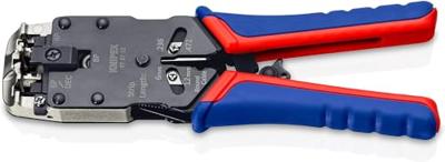 Knipex Krimptang voor westernstekkers | 1 stuks - 97 51 12 SB - 97 51 12 SB