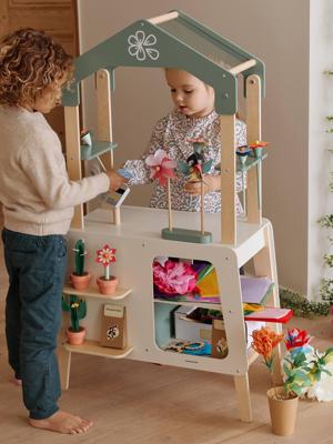 Atelier van FSC® houten bloemen groen Atelier van FSC® houten bloemen groen