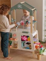 Atelier van FSC® houten bloemen groen - thumbnail