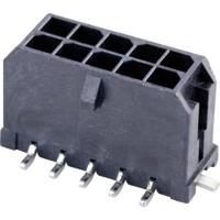 Molex 430451020 Male header, inbouw (standaard) Totaal aantal polen: 10 Rastermaat: 3 mm Inhoud: 1 stuk(s) Tape on Full reel - thumbnail