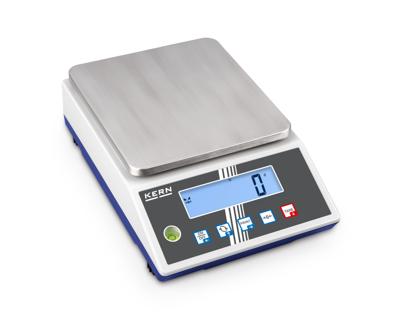 Kern PCB 6000-0 Precisie weegschaal Weegbereik (max.) 6 kg Resolutie 1 g werkt op stekkernetvoeding, werkt op batterijen Grijswit, Donkerblauw