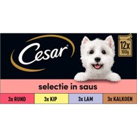 Cesar Selectie in Saus 12 x 100 g bij Jumbo - thumbnail