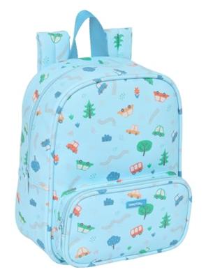 Kinderrugzak Safta Coches Blauw 22 x 27 x 10 cm
