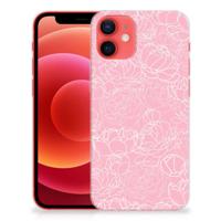 iPhone 12 Mini | TPU Case | White Flowers - thumbnail