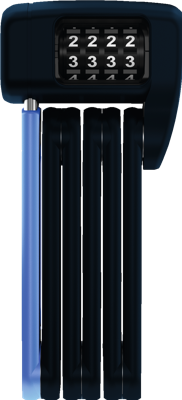 Abus bordo combo lite mini 6055c/60 - vouwslot - blauw