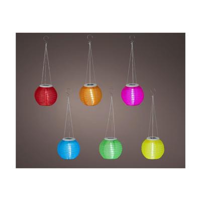 Lumineo Solar lantaarn nylon ø15xh10cm