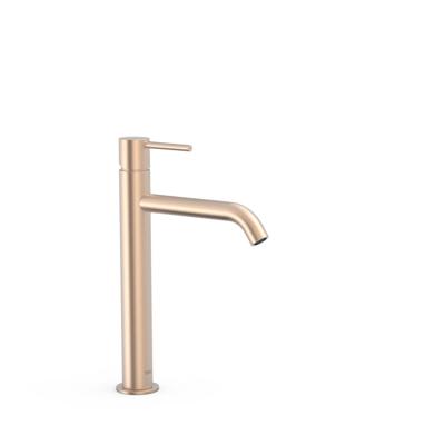 Wastafelmengkraan Tres Study Exclusive 30,4 cm 1-Hendel Rond Mat Rosé Goud Wastafelmengkraan Tres Study Exclusive 30,4 cm 1-Hendel Rond Mat Rosé Goud