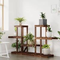 Plantenstandaard 110x25x73 cm massief vurenhout - thumbnail