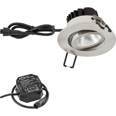 EVN PC650N613D2W EVN Lichttechnik LED-inbouwlamp LED LED vast ingebouwd 6 W RVS EVN PC650N613D2W EVN Lichttechnik LED-inbouwlamp LED LED vast ingebouwd 6 W RVS