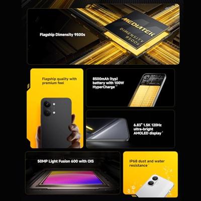 Smartphone Poco X8 PRO MAX MediaTek Dimensity 9500s 6,83" 12 GB RAM 512 GB Wit