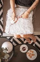 Camry Premium CR 7428 elektrische deken/kussen Elektrische beddenpan 45 W Grijs - thumbnail