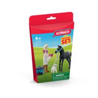 Schleich horse club verzorgingsset voor veulens - 42755 - thumbnail