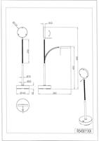 Trio Zwarte bureaulampMoreno oplaadbaar - R54561132 - thumbnail