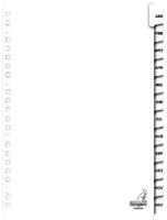 Tabbladen A4 23 rings Jan-Dec karton - thumbnail