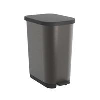 ROTHO Ribo Graphite - prullenbak met pedaal - 35l - thumbnail