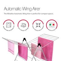 Tomado-Metaltex Automatic Droogrek 20 Meter Zilvergrijs - thumbnail
