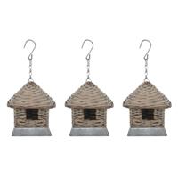 VidaXL Vogelhuizen 3 st wicker - thumbnail