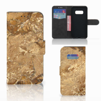 Samsung Galaxy S10e Bookcase Marmer Creme - thumbnail