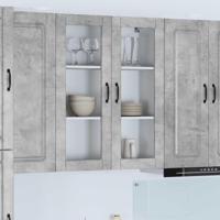 Keukenkast Kalmar Beton Grijs 80 x 31 x 100 cm Bewerkt hout - thumbnail